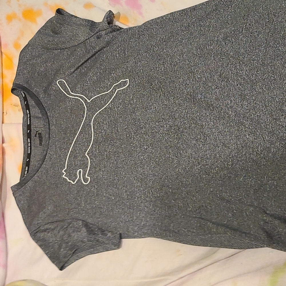 Dark grey puma shirt